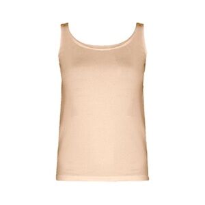 WOLFORD JAMAIKA TOP SLEEVELESS $210 Buttercream Beige Sleeveless Tank Top Small